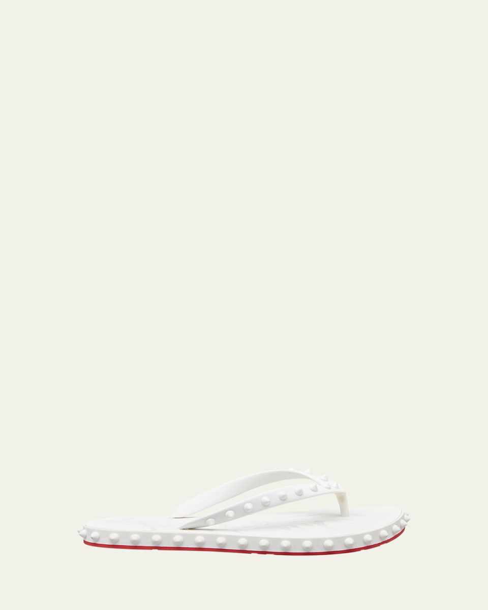 Loubi Donna Spike Red Sole Flip Flops